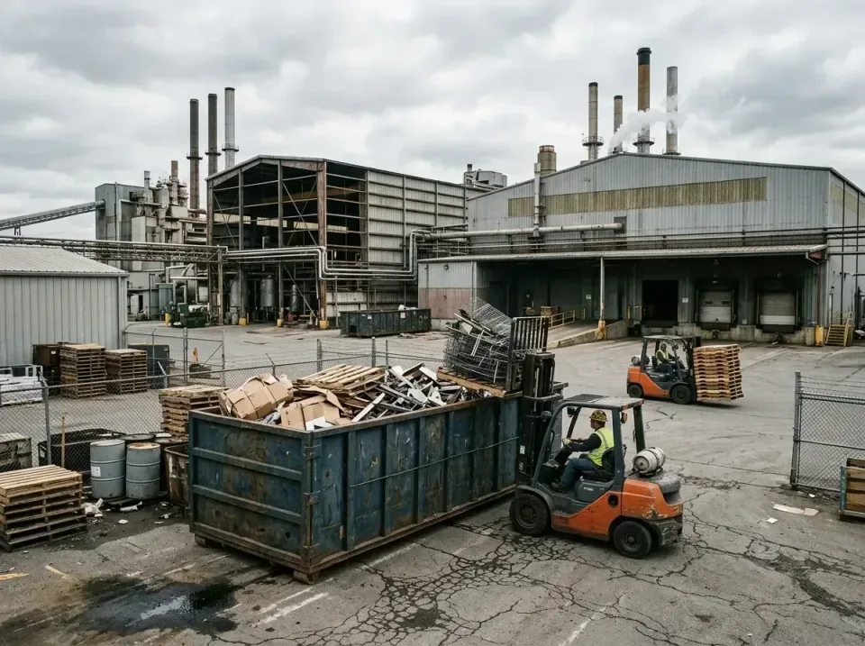 industrial-factory-scrap-conta-003 — frequently asked questions, Cheap Roll-off Dumpster Rentals in Royersford, PA
